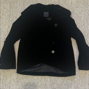 Hilary Hadley velvet short jacket.   Size XS